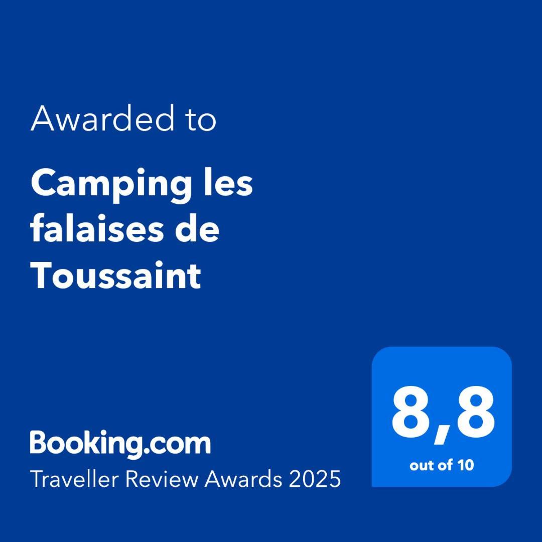 Camping Les Falaises De Toussaint Exterior photo